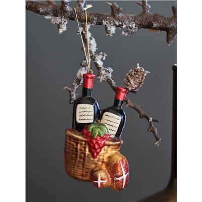 Набор ёлочных украшений Christmas feast из коллекции New Year Essential, 4 шт.