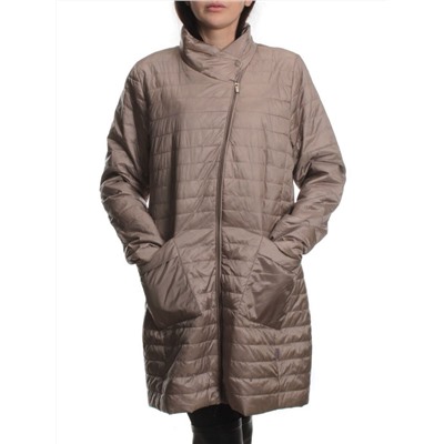 K-532 BEIGE Куртка демисезонная стеганая женская (70 гр. холлофайбер)