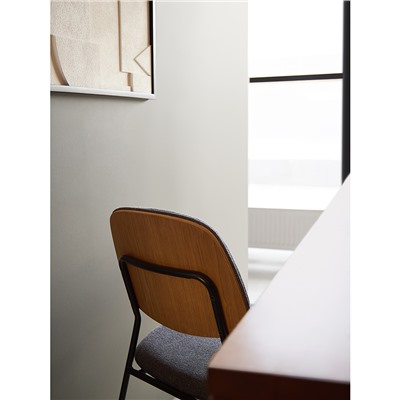 Стул Tilla, рогожка, дымчато-серый