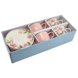 Чайный набор 8 предметов Ф2-043P/4 "Blossom Pink" в подарочной коробке