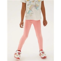 Cotton Plain Leggings (2-7 Yrs)