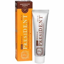 Зубная паста President DAILY Propolis (75 RDA), 68г