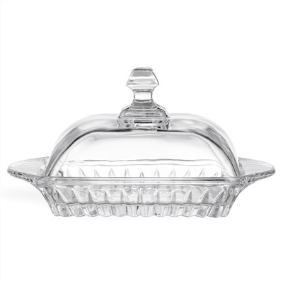 МАСЛЕНКА "MUZA CRYSTAL" 17,5*10,5 СМ. ВЫСОТА=9 СМ