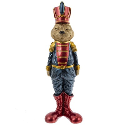 GAEM Фигурка декоративная "Солдатик-зайка", L11,5 W10 H37 см
