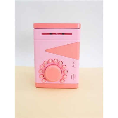 Копилка-сейф электронная "Designer", pink (18x13 см)