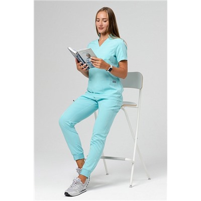Брюки медицинские женские 1-02-05-0 / Silva Морская пена (16)