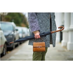 L776-01 Black (Черный) Зонт женский трость Fulton