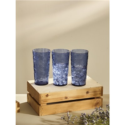 Набор стаканов из акрила Arctic, 540 мл, синий, 4 шт.