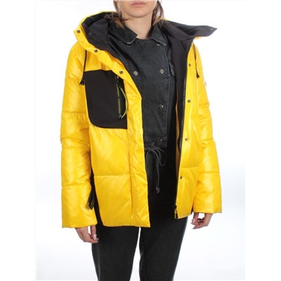 8329 YELLOW Куртка зимняя женская (200 гр. холлофайбера)