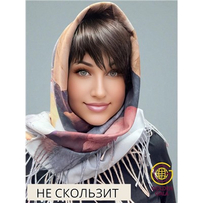 Платок теплый кашемировый с 3D принтом Арт 2591П/05