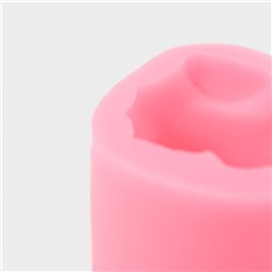 Молд для заливки 3D «Ракушка», силикон, 8.5×6×4.1 см, розовый