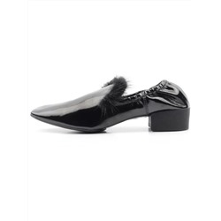 03-N18120S-2 BLACK LAC Туфли женские (натуральная кожа)