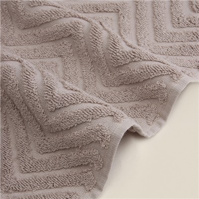 Полотенце махровое SL HOME: Geometry "Саббиа" 50х90 см, 83% хлопок, 17% лён, 500 г/м2