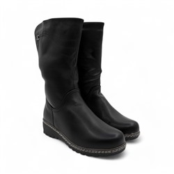 Зимние женские сапоги Н3585-1 черные п/п