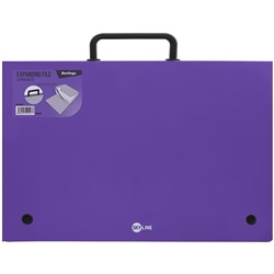 Папка-портфель 13 отделений Berlingo "Skyline", А4, 328*285мм, 700мкм, фиолетовая