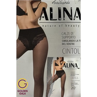 Колготки моделирующие"ALINA" 20D Арт 713 Цвет черный