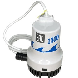 Насос дренажный Grandfar GBB-1500 (трюмный) (10) 12В 80Вт напор 4,5м 5678л/час оптом