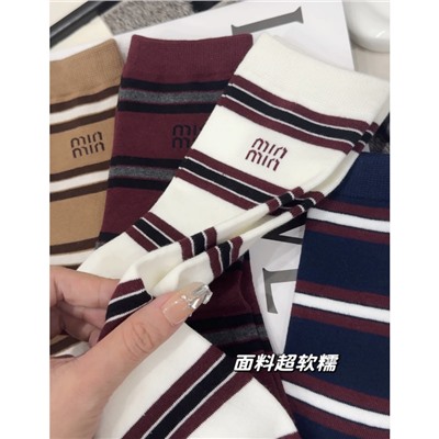 Demi-season retro cotton knee socks, mid-length, Korean style, internet celebrity