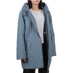 F-806 GRAY BLUE Куртка демисезонная женская (100 гр. холлофайбер)