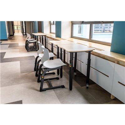 Стул Альфа SHT-S-TN22/5-7
                        а5-7 белый / антрацит