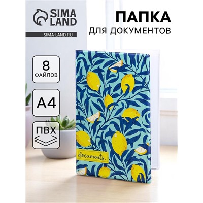 Папка для документов Docs, 8 файлов А4