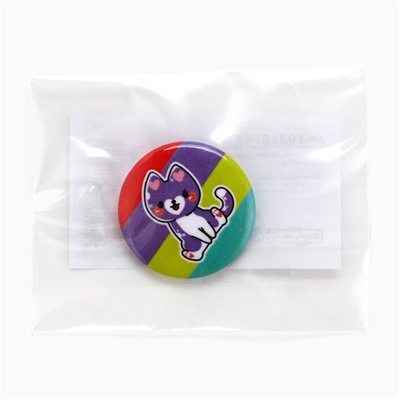 Значок металлический «Котик», 2.5 см