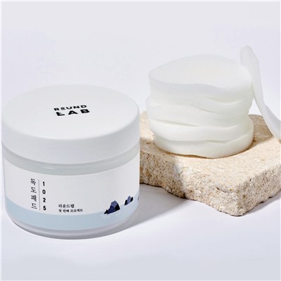 ROUND LAB Мягкие отшелушивающие пилинг-пэды с морской водой / 1025 Dokdo Pad, 70 шт. (120 г)