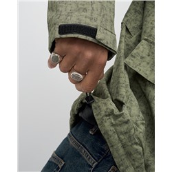 Куртка спортивная мужская весна осень цвета хаки 25471Kh