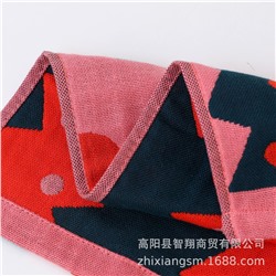 Zhiyang towel, four-layer cotton jacquard gauze Tasong red cat square towel, soft absorbent kitchen towel factory price wholesale