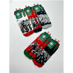 ❄️☃️🎄🧦НОВОГОДНИЕ Мужские носки 🧦 🎄☃️❄️ Размер 41-47 Хлопок 💥 В упаковке 5 пар, разные цвета Только упаковкой На фото все рисунки указаны Цена 275₽