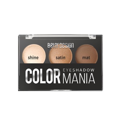 BELOR DESIGN Тени для век "Smart girl" COLOR MANIA 036 тон