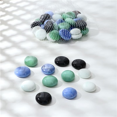 Декор стекло «Шар плоский», блеск, 250 г, МИКС