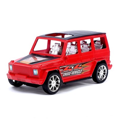 Машина инерционная «Джип», 1:18, МИКС