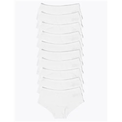 10pk Cotton With Stretch Shorts (2-16 Yrs)