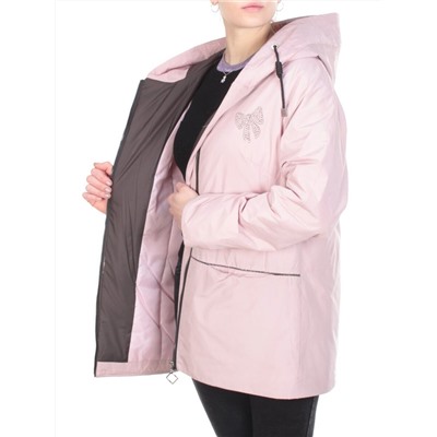 6233-2 PINK Куртка демисезонная женская AMAZING (100 гр.синтепона)