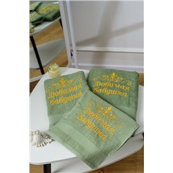 14419/5 Любимая бабушка полотенце махровое плотность 400гр