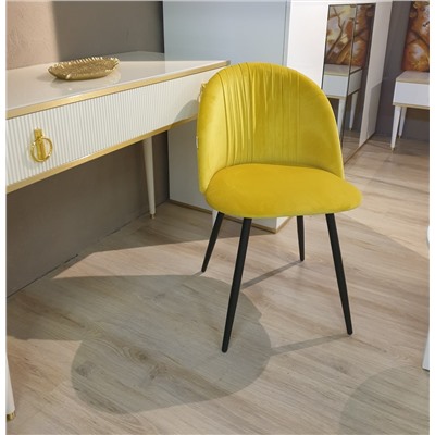 Стул SHT-ST35-1/S95-1
                        имперский желтый / черный муар / золото