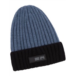 Шапка утепленная для мальчика NIKASTYLE 11з11923 джинсовый