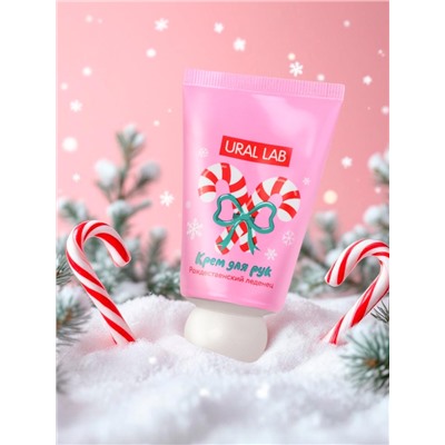 Крем для рук новогодний, 30 мл, с ароматом рождественского леденца, URAL LAB