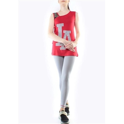 1211 RAD/GRAY Спортивный костюм для фитнеса женский (90% вискоза, 10% лайкра)