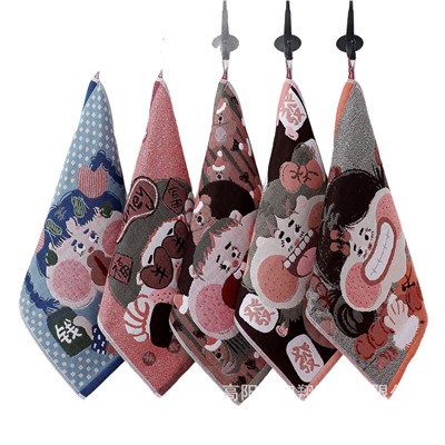 Gauze children's cotton towel for face washing, scarf for home use