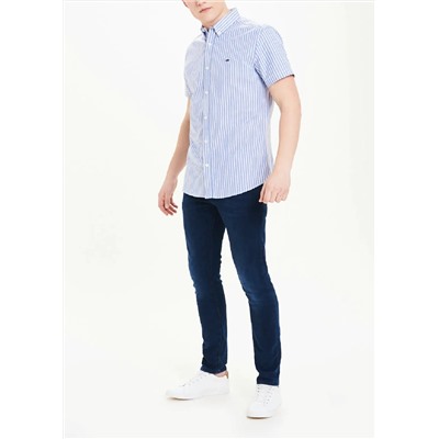 Short Sleeve Bengal Stripe Oxford Shirt