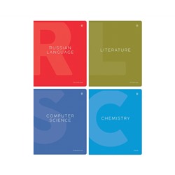Комплект (12 шт.) предметных тетрадей 48л. Greenwich Line "Color theory", матовая ламинация, выборочный УФ-лак, 70г/м2