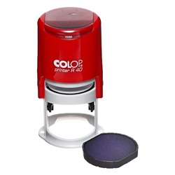 Оснастка для круглой печати автоматическая COLOP Printer R=40, диаметр 41.5 мм, с крышкой, корпус чили