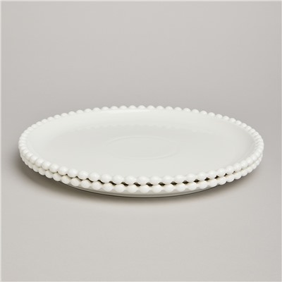 НАБОР ТАРЕЛОК ОБЕДЕННЫХ LEFARD "PEARL" 2 ШТ. 25,5*2 СМ (КОР=12НАБ.)