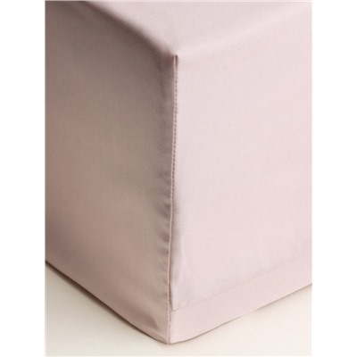 Простыня на резинке SL Home Tencel 140*200+30 см , цв. пудра