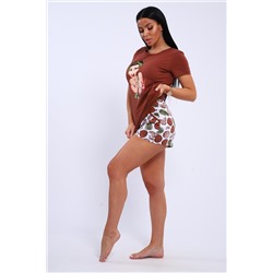 Пижама с шортами GIRL