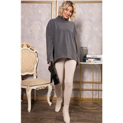 Лосины в рубчик утепленные (бежевые) Б14806-7М