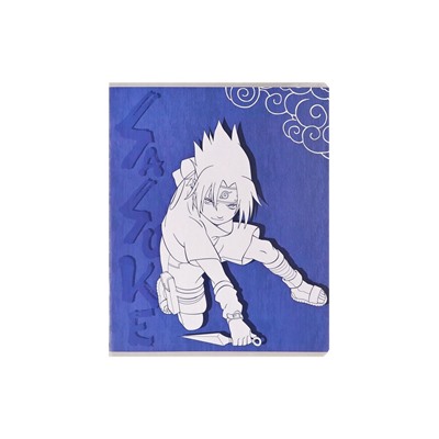 Тетрадь 48 листов в клетку, Naruto, обложка мелованный картон, МИКС