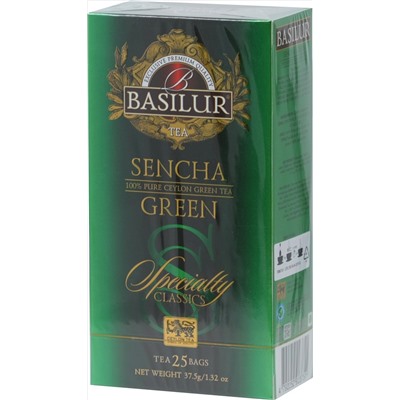 BASILUR. Избранная классика. Sencha карт.пачка, 25 пак.